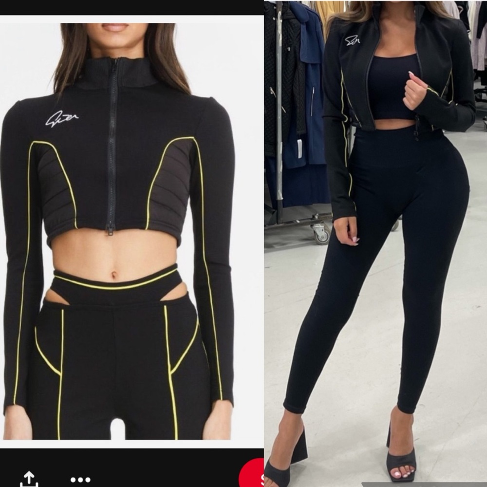 I.AM.GIA cropped biker jacket - S